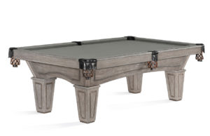 Brunswick Billiards Allenton Pool Table Driftwood Tapered Leg