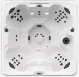 Bullfrog Spas CALM 7 Overhead View | Skillful Home Portland, Maine