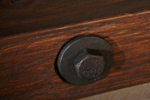 Brunswick Billiards Canton Pool Table-Black-Forest-Hardware Detail