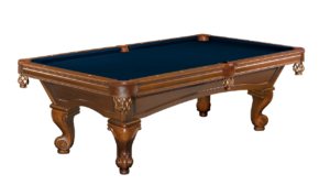 Brunswick Billiards Glenwood Pool Table - Chestnut Rams Head Leg