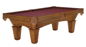 Brunswick Billiards Glenwood Pool Table - Chestnut Tapered Leg