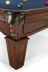 Brunswick Billiards Glenwood Pool Table Corner Tuscana Detail