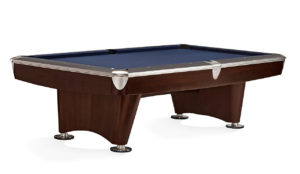 Brunswick Billiards Gold Crown II Pool Table in Walnut with No Gully