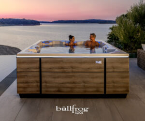 Bullfrog Spa backyard retreat - available at Skillful Home in Portland Maine