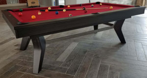 Olhausen Laguna Pool table in Matte Charcoal