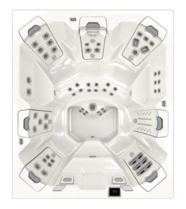 Bullfrog Spas Hot Tub M9 - top view