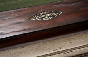 Brunswick Billiards Mackenzie Pool Table - Olive Cloth Detail