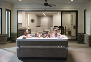 Bullfrog Spas - Family in Hot Tub