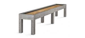 Brunswick Billiards Shuffleboard in Rustic Gray