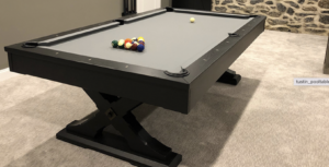 Olhausen Tustin Pool Table three-quarter view