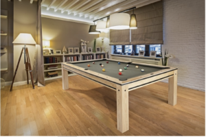 Brunswick Hickory Pool Table - view 2