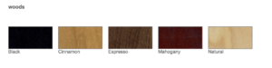 Trica Stools Wood Swatches