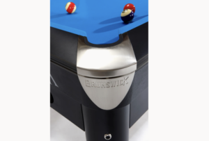 Brunswick Gold Crown Coin 7-ft Pool Table - close-up Corner View