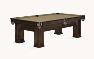 Brunswick Oakland II Pool Table in Espresso - 3/4 View