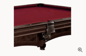Brunswick Santini Pool Table Rail View