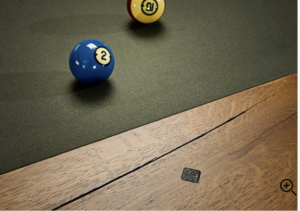 Brunswick Parsons Pool Table - Rail Detail