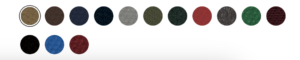 Brunswick Parsons Pool Table - Cloth Color Options