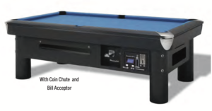 Brunswick Gold Crown Coin 7-ft Pool Table - with Coin Chute and Bill Acceptor