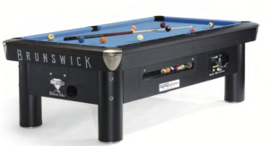 Brunswick Gold Crown Coin 7-ft Pool Table - 3/4 View