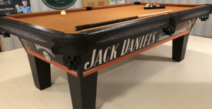 Olhausen Jack Daniels Laminate Pool Table - in room