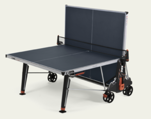 Cornilleau 500X Outdoor Ping Pong Table - one side folded