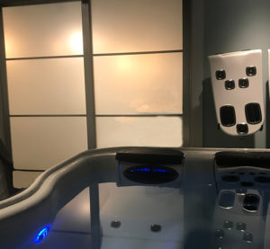 Hot Tub Test Soak Room at Skillful Home Recreation