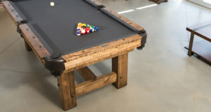 Olhausen Timber Ridge Pool Table in Room from above