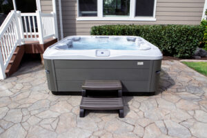 Bullfrog Spas X-8 Hot Tub- 3 point view